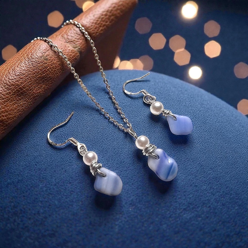 Kent Sea Glass Jewellery Set