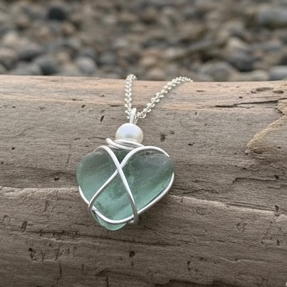 Scottish Highlands Turquoise Heart Pendant