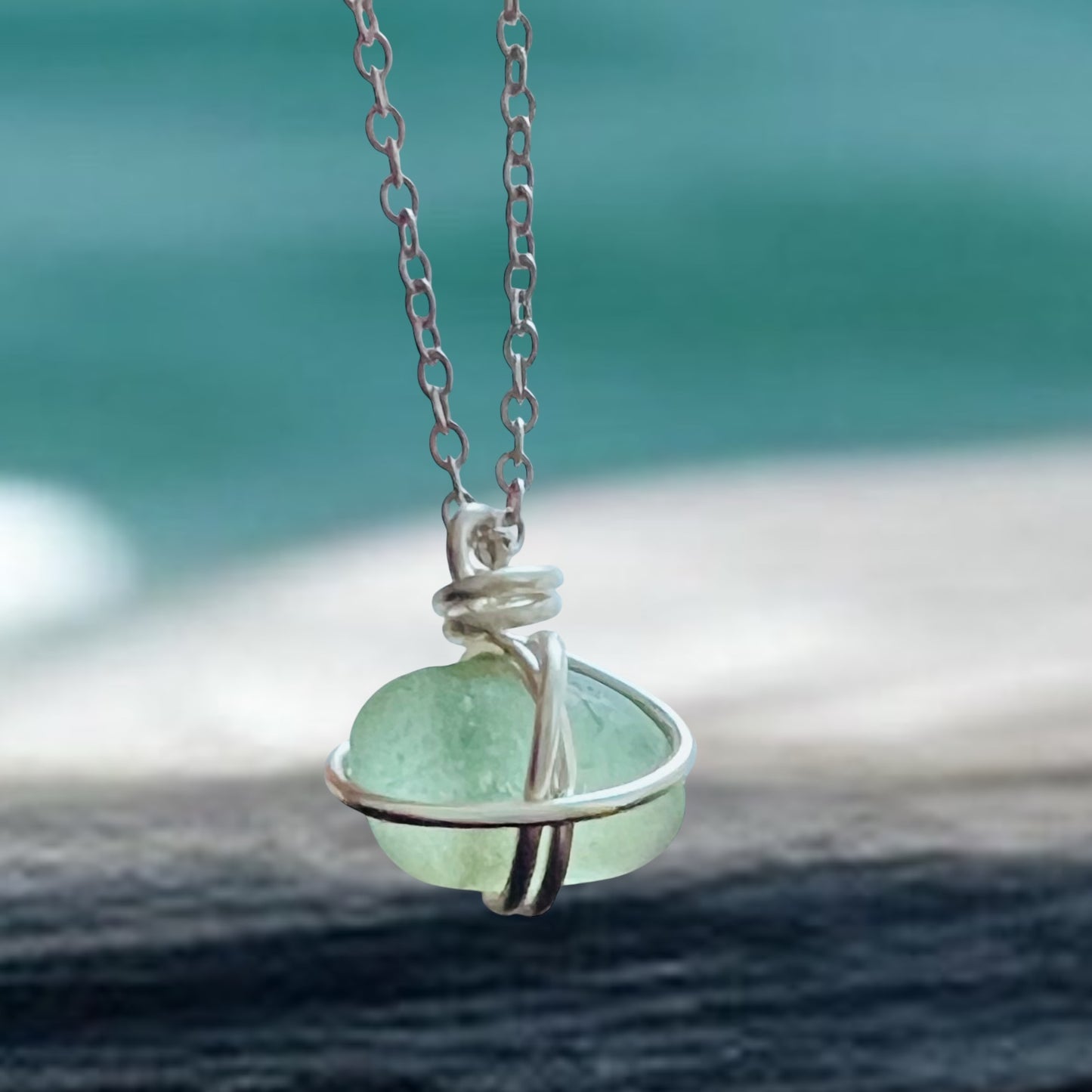 Small Seaham Sea Glass Pendant
