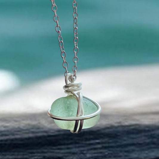 Small Seaham Sea Glass Pendant