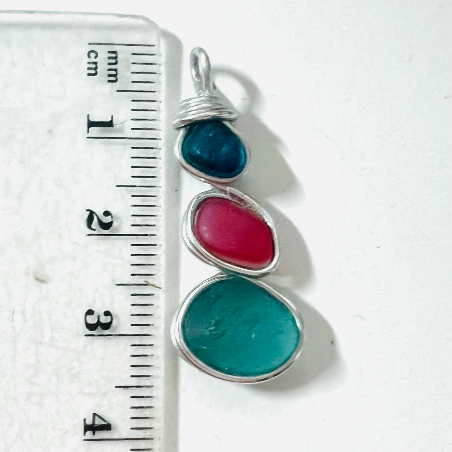 Cornish Turquouse Sea Pottery Pendant