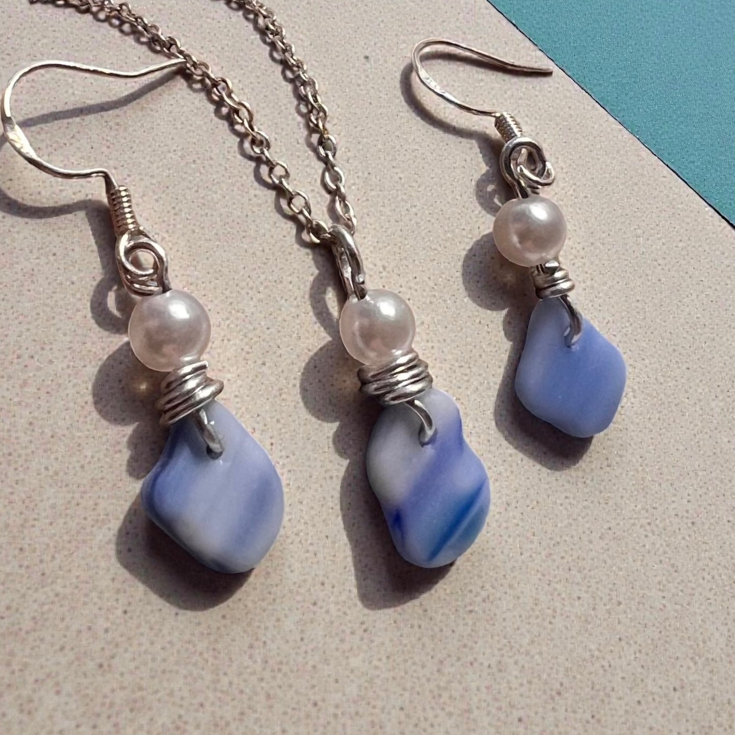 Kent Sea Glass Jewellery Set