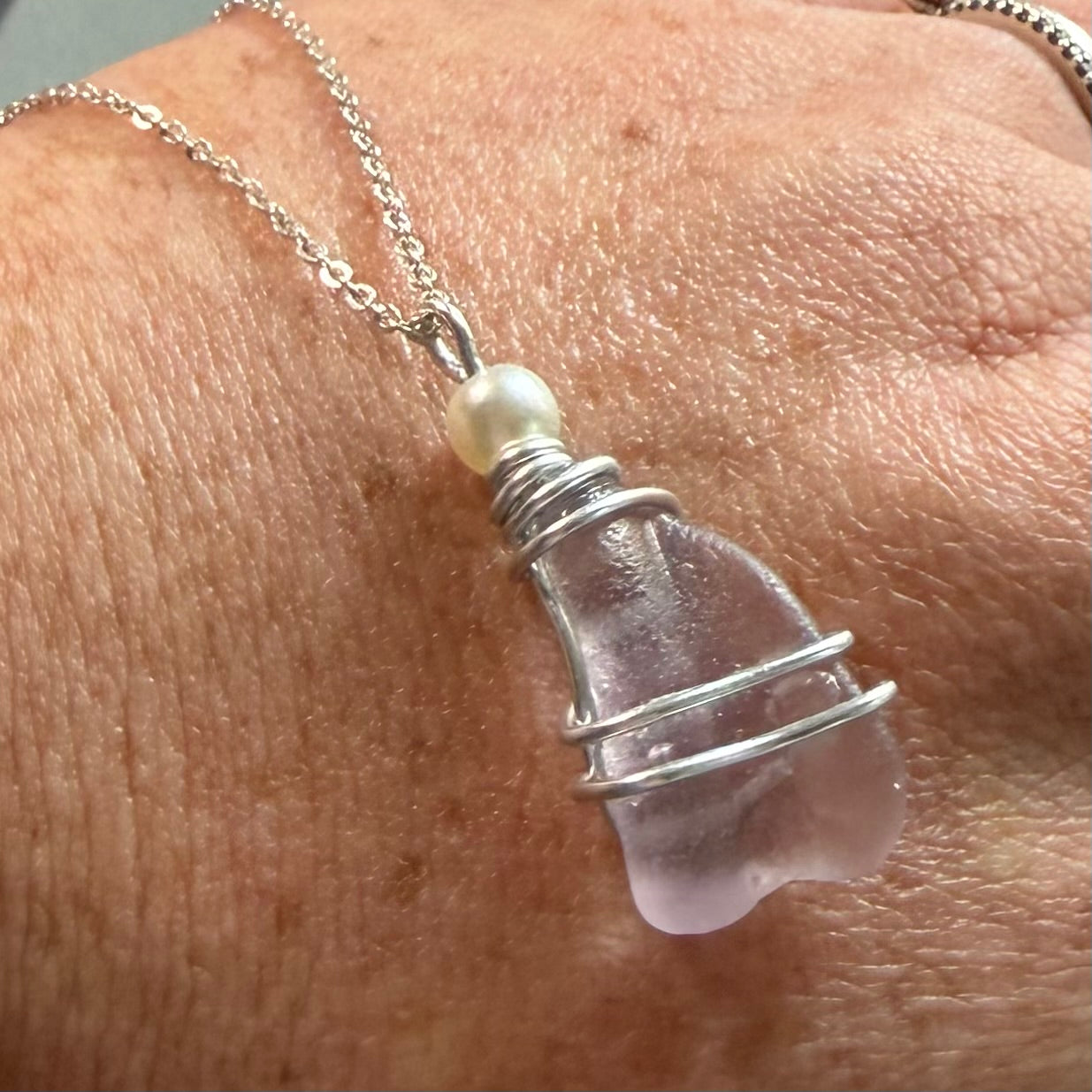 Scottish Highlands Sea Glass Pendant
