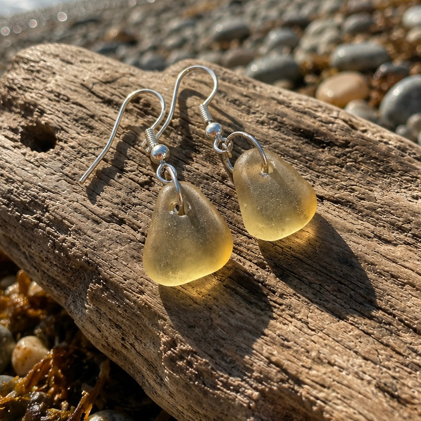 Spanish Sea Glass Earrings