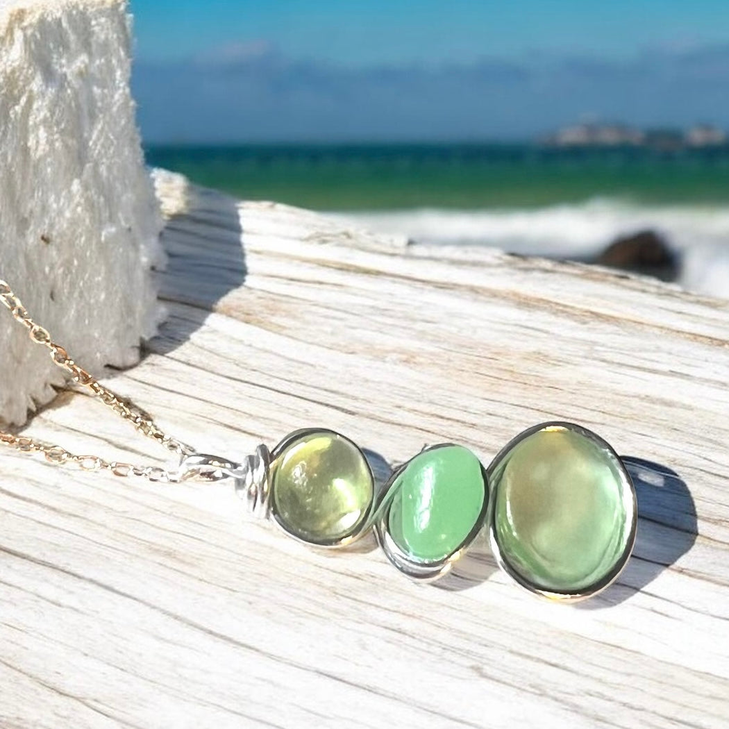 Canary Island Sea Glass Pendant