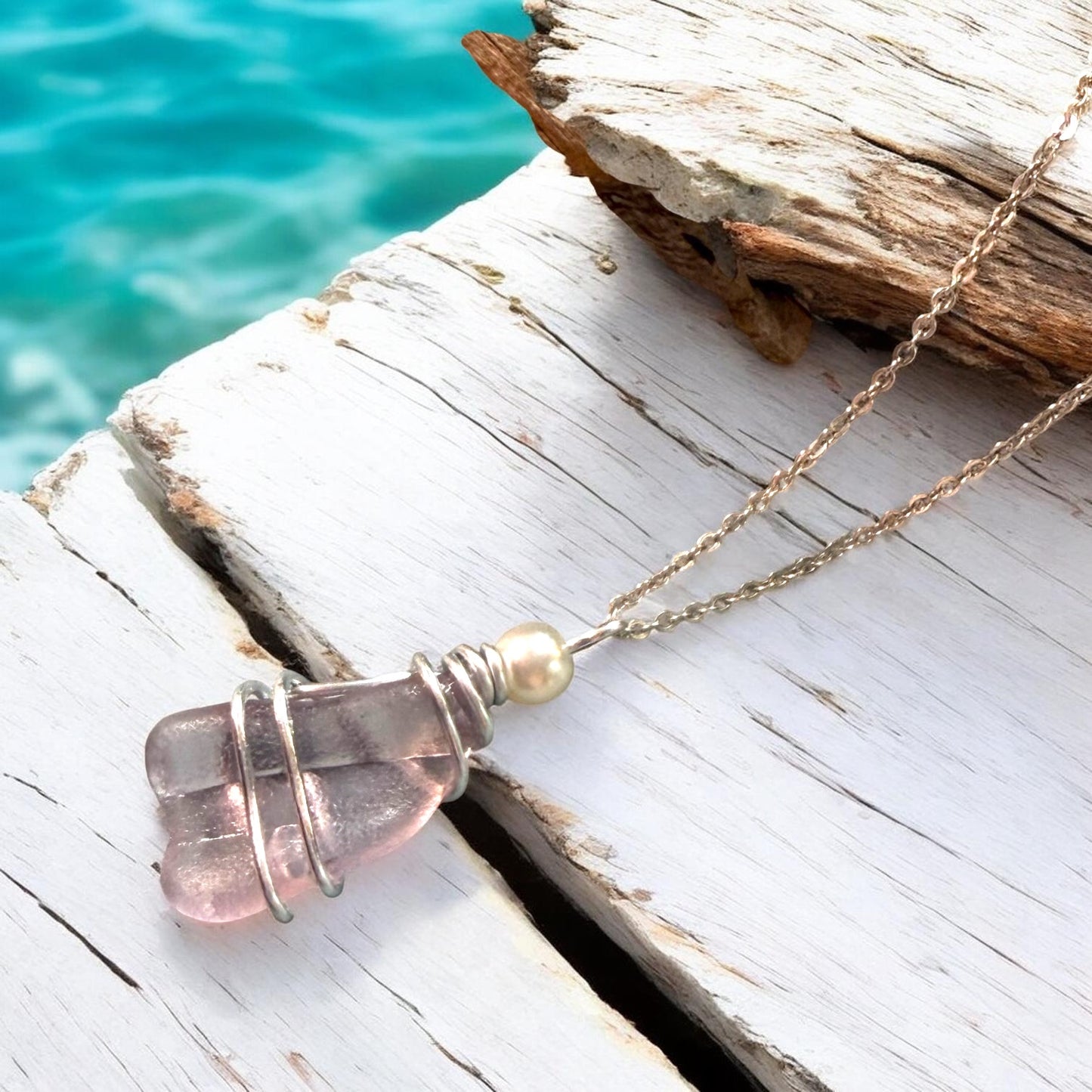 Scottish Highlands Sea Glass Pendant