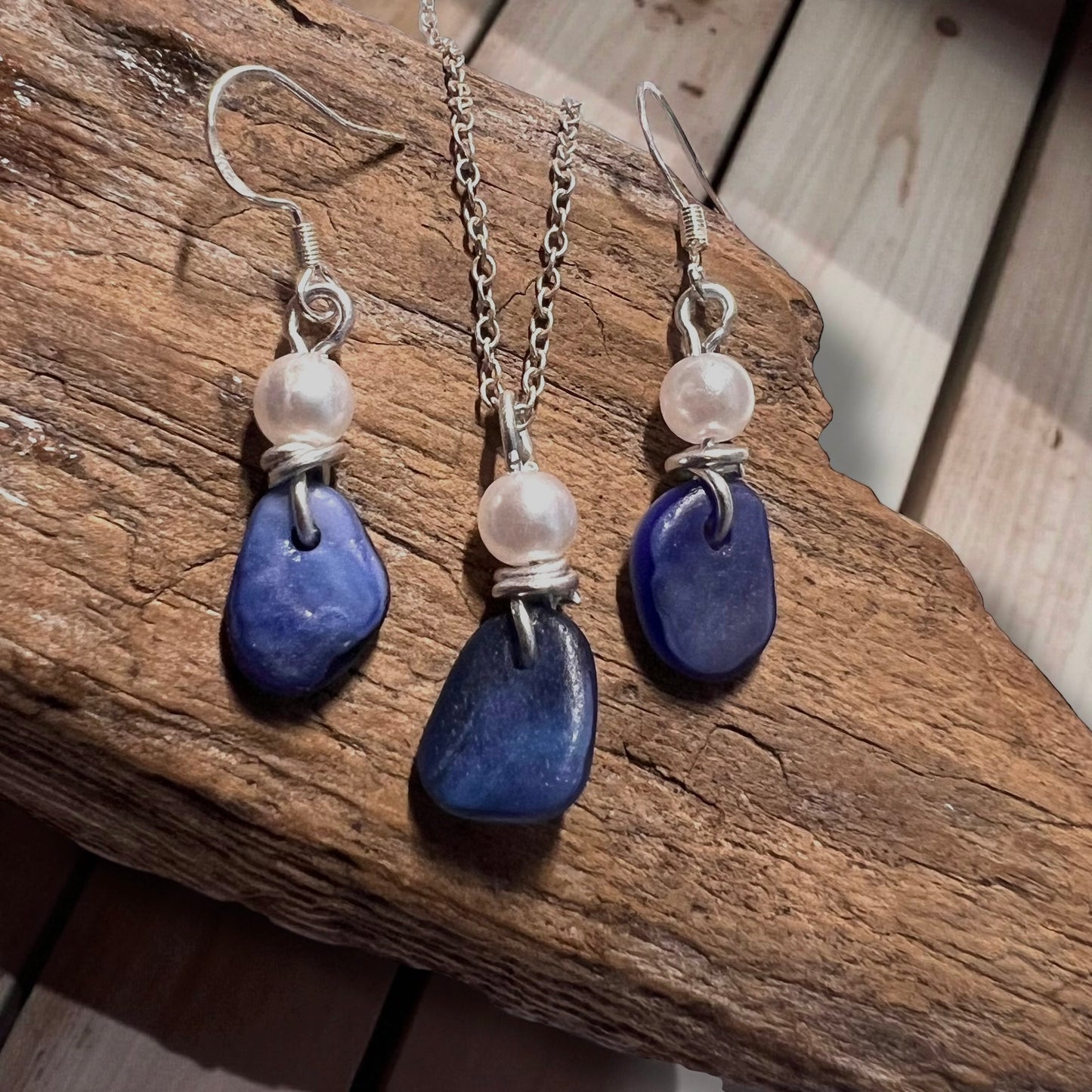 Kent Sea Glass Jewellery Set