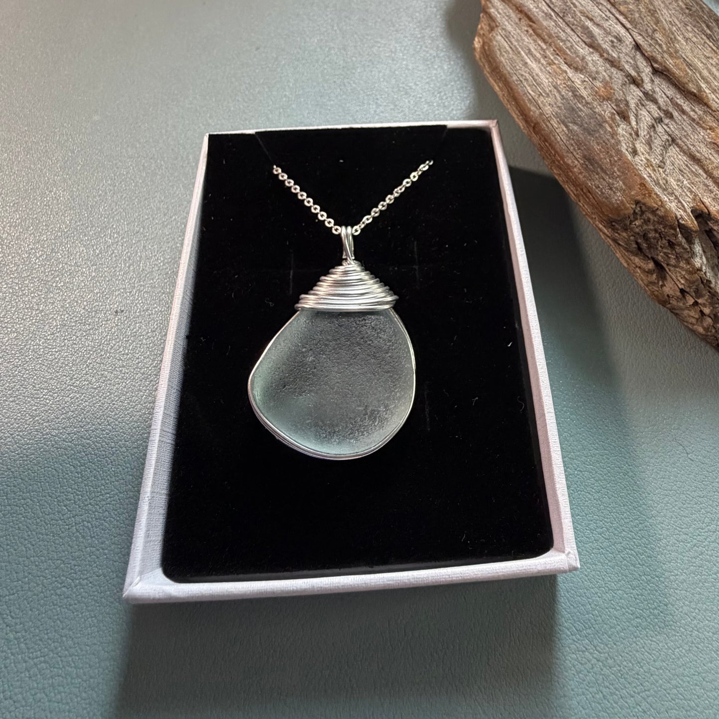 Large Scottish Highlands Sea Glass Pendant