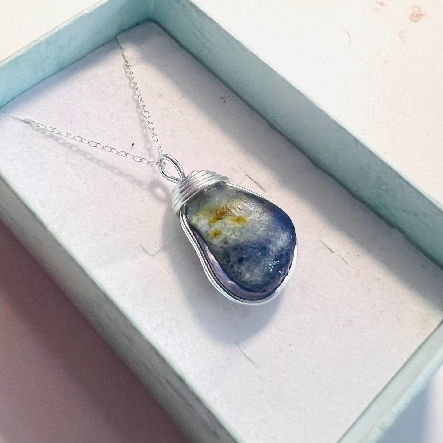 Seaham Sea Glass Chunky Multi Pendant