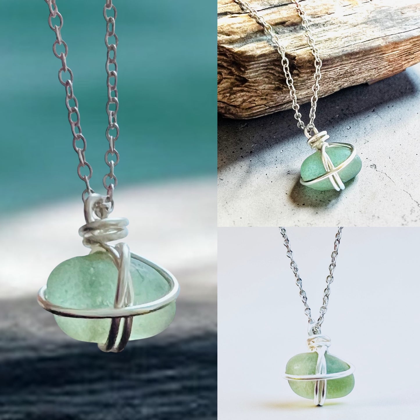 Small Seaham Sea Glass Pendant