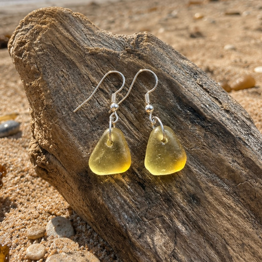 Spanish Sea Glass Earrings
