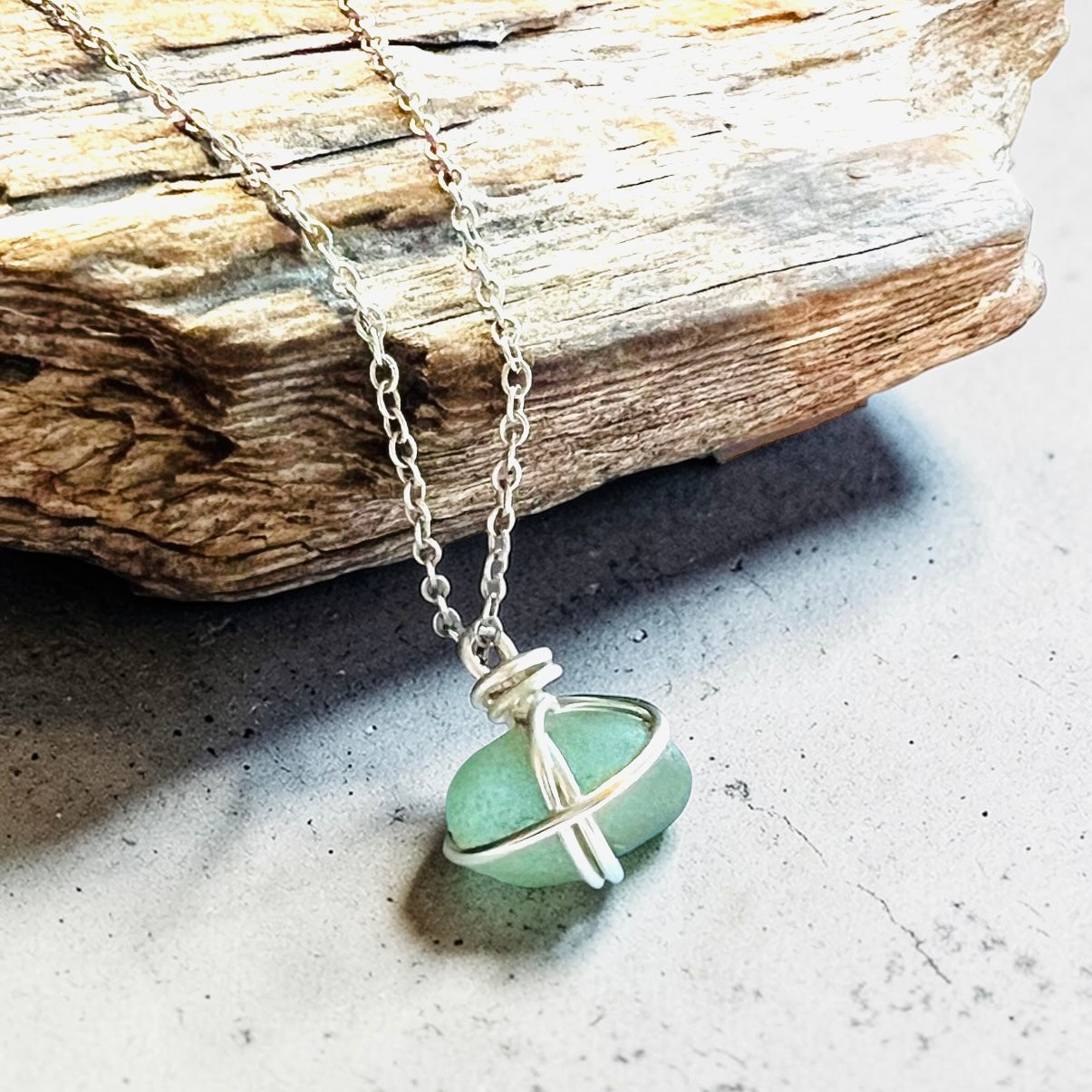 Small Seaham Sea Glass Pendant