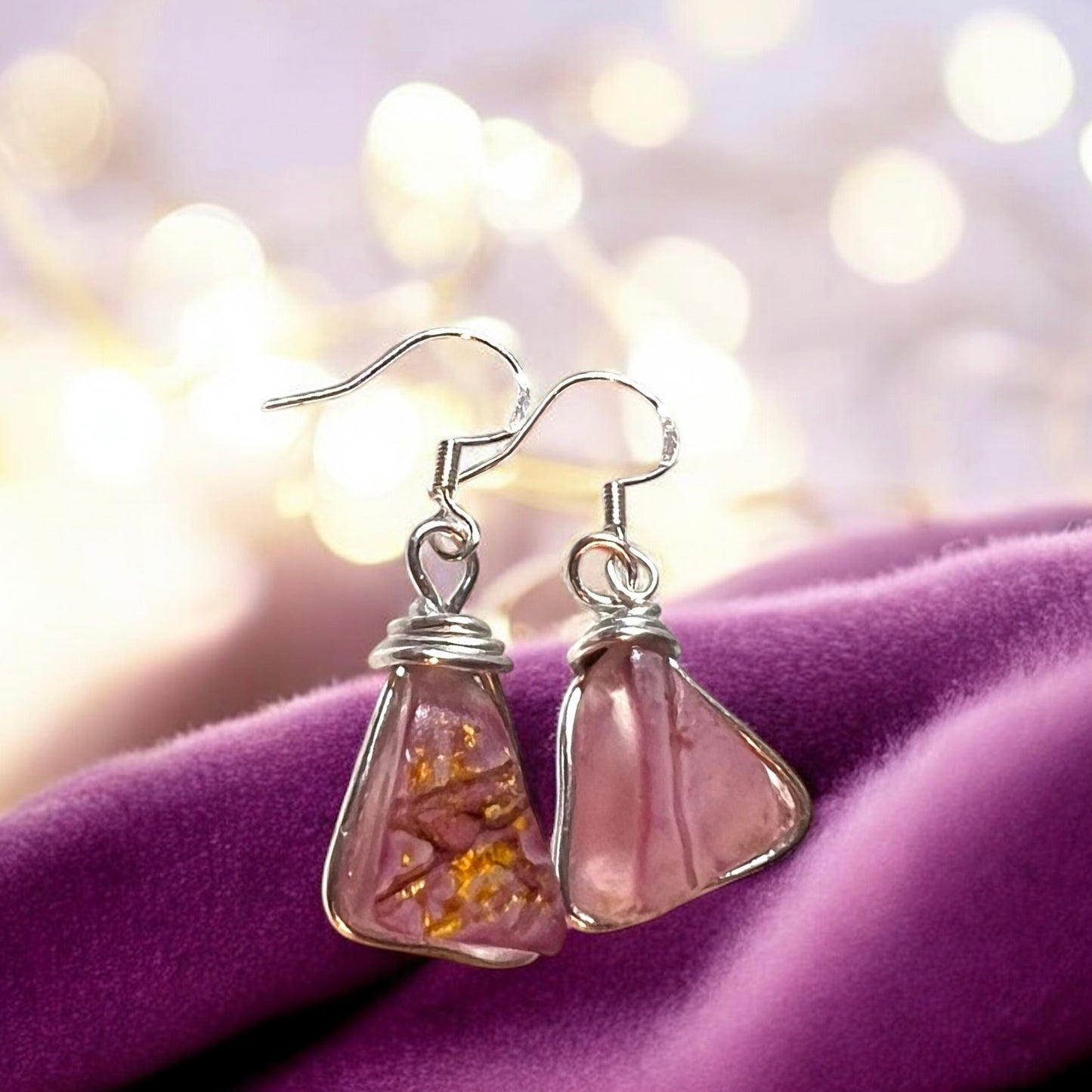 Spanish Sea Glass Earrings