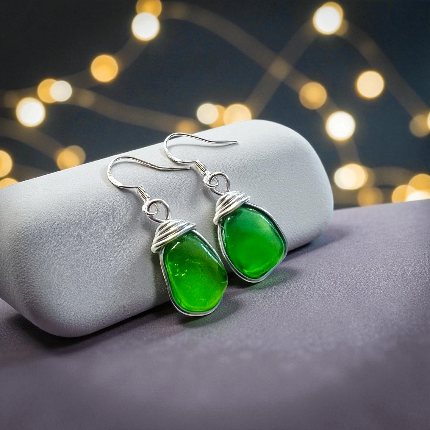 Seaham Sea Glass Earrings
