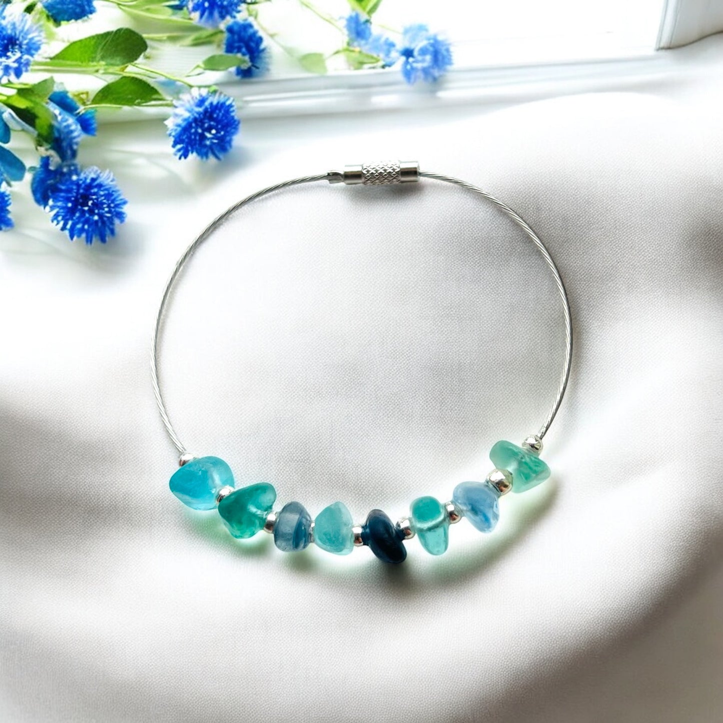 Seaham Sea Glass Bangle