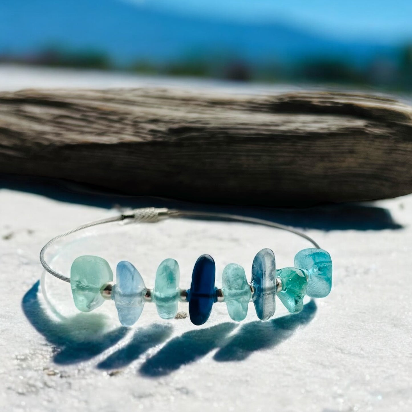 Seaham Sea Glass Bangle