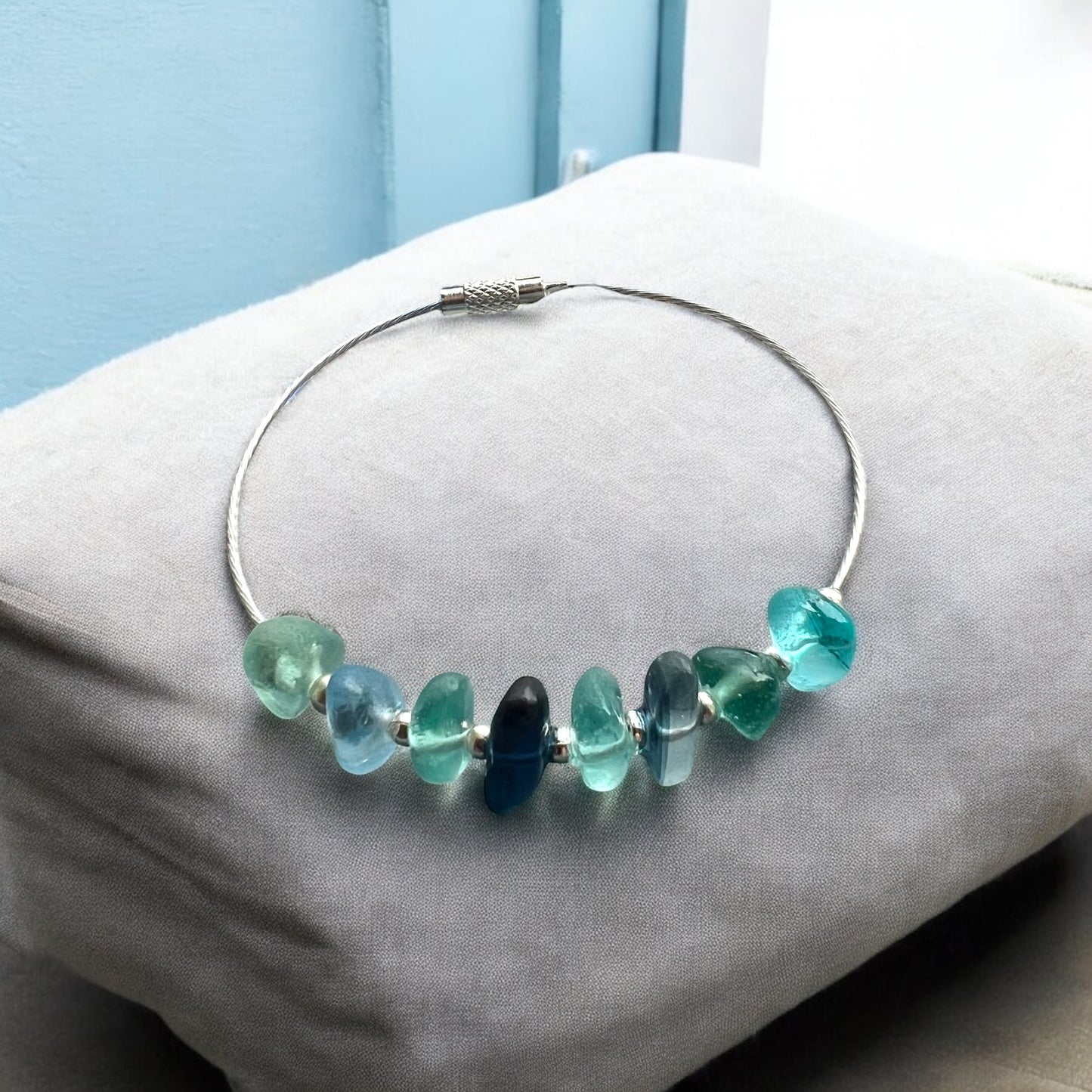 Seaham Sea Glass Bangle