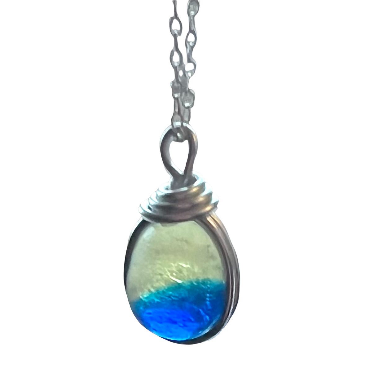 Two Tone Seaham Sea Glass Pendant