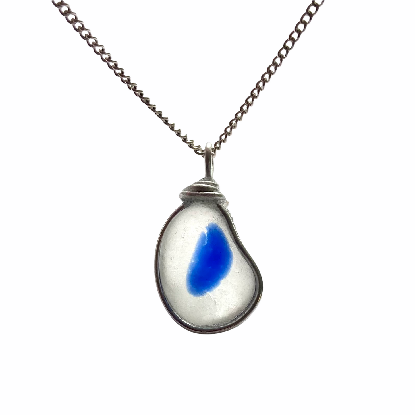 Seaham Sea Glass Multi Tone Pendant