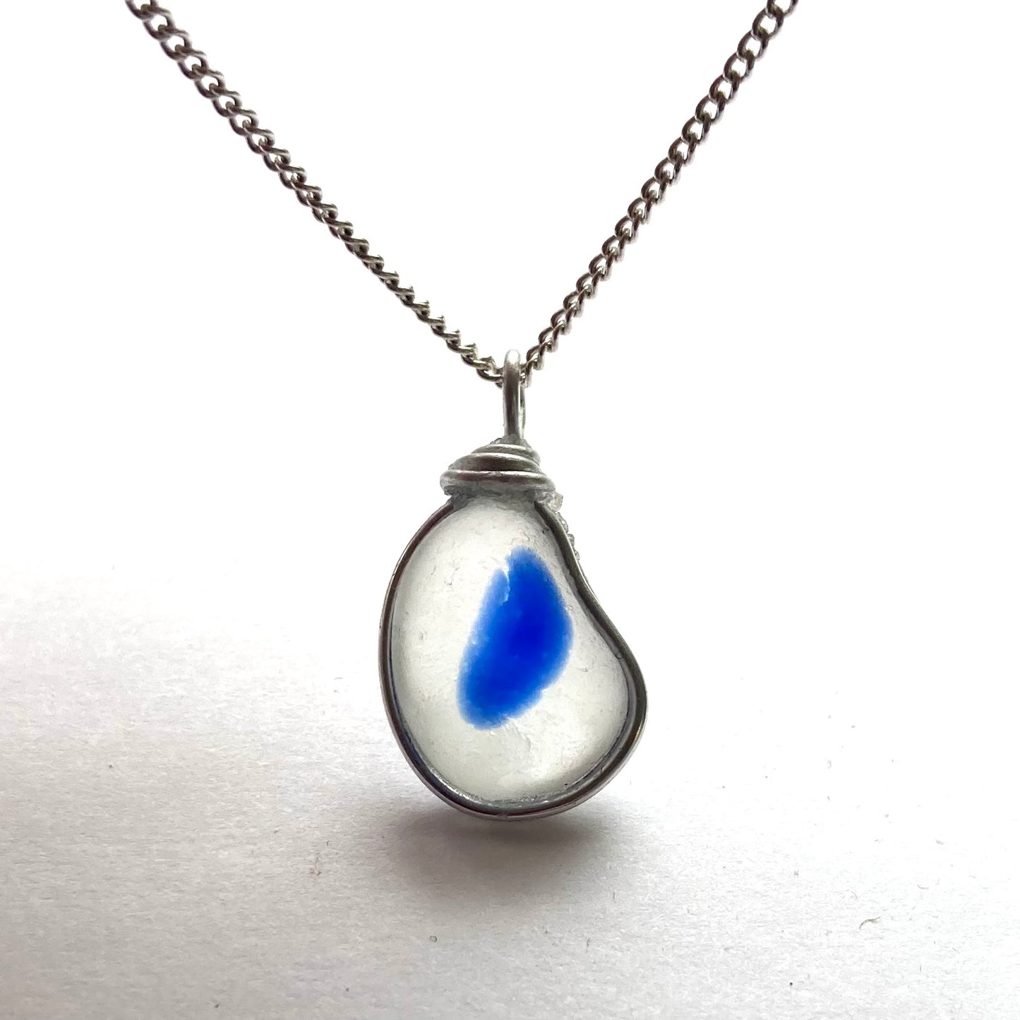 Seaham Sea Glass Multi Tone Pendant