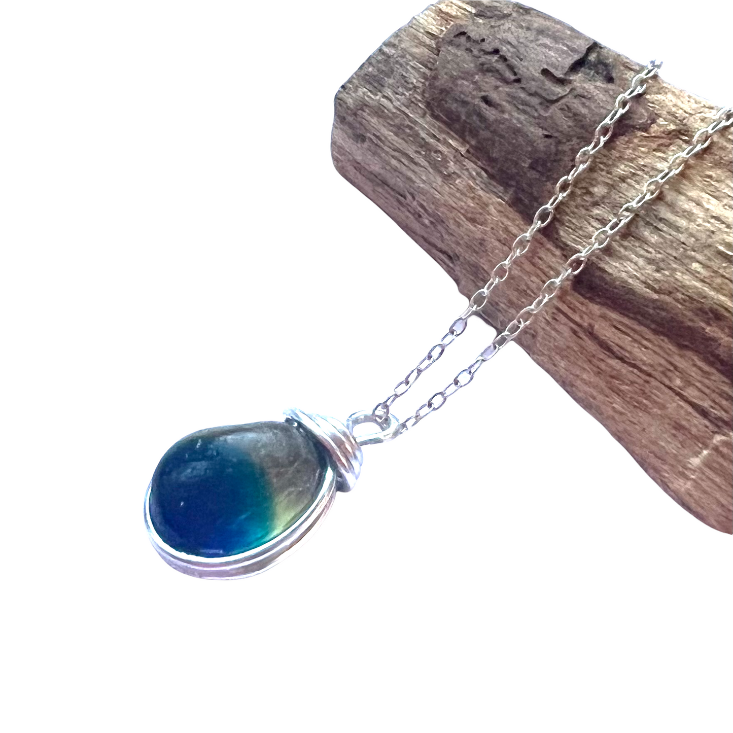 Two Tone Seaham Sea Glass Pendant